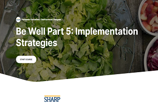 Be Well Part 5: Implementation Strategies Banner